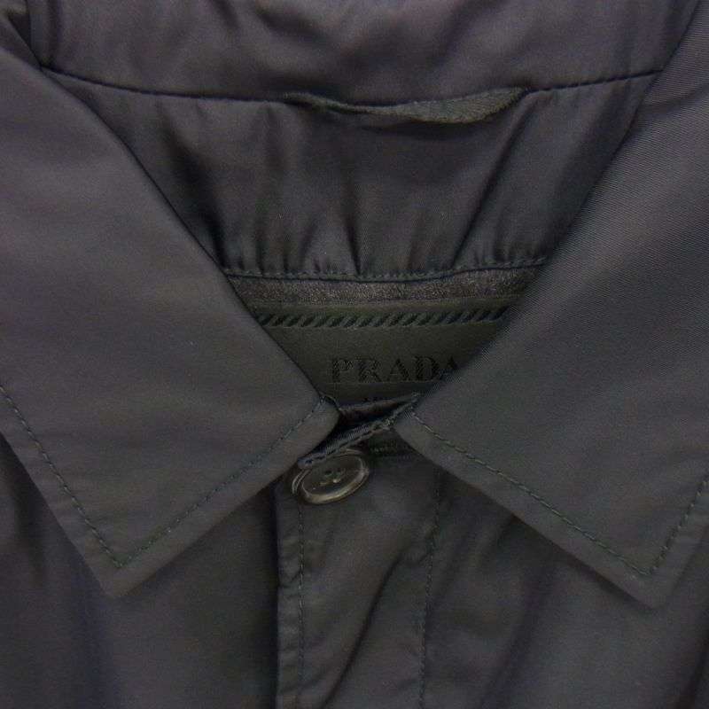 プラダ ウールライニング ナイロン ステンカラー コート 買取実績 画像