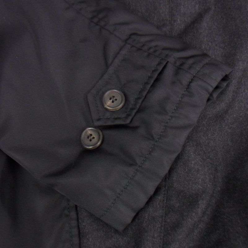 プラダ ウールライニング ナイロン ステンカラー コート 買取実績 画像