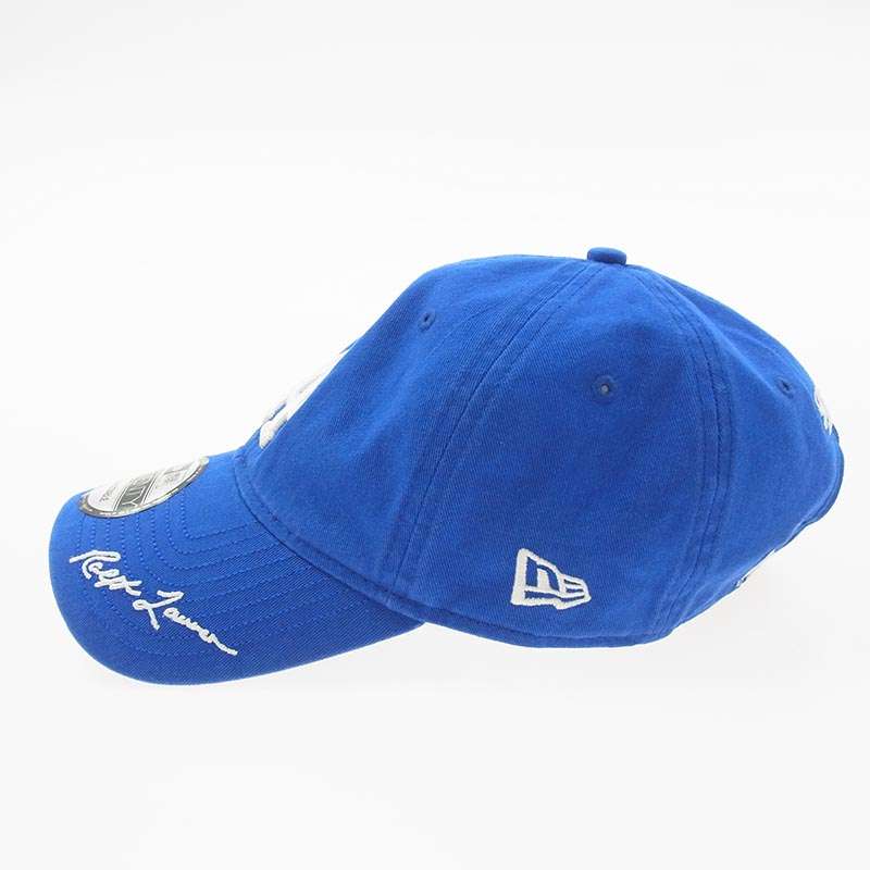 ポロ・ラルフローレン 25SS × NEW ERA × MLB LA DODGERS ニューエラ ロサンジェルス ドジャース ユーズド加工 ベースボール キャップ 買取実績 画像