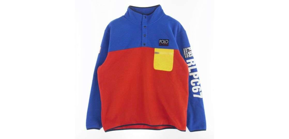ポロ・ラルフローレン 復刻 HI TECH ハーフボタン プルオーバー フリース ジャケット 買取実績