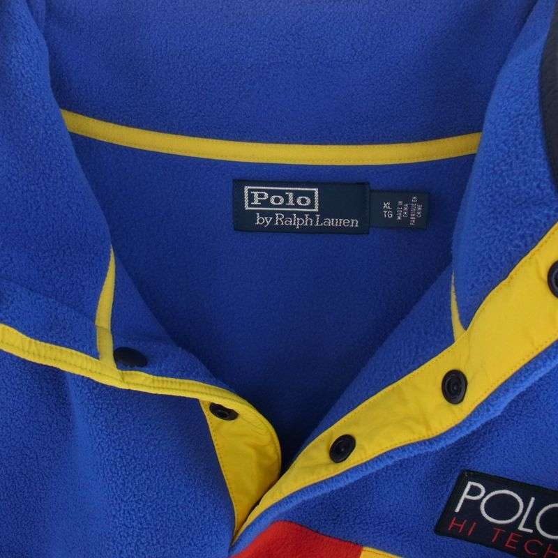 ポロ・ラルフローレン 復刻 HI TECH ハーフボタン プルオーバー フリース ジャケット 買取実績 画像
