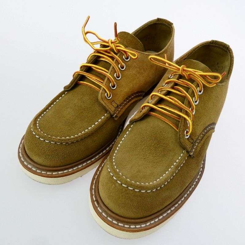 レッドウィング 3113 × ENGINEERED GARMENTS エンジニアド ガーメンツ SHOP MOC OXFORD ショップモック オックスフォード シューズ　キャメルリミックス 買取実績 画像