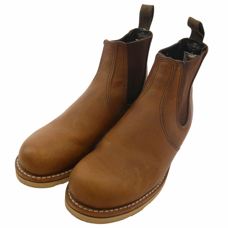 レッドウィング 3190 USA製 CLASSIC CHELSEA AMBER HARNESS BOOTS クラシック チェルシー アンバー ハーネス サイドゴア ブーツ 買取実績 画像