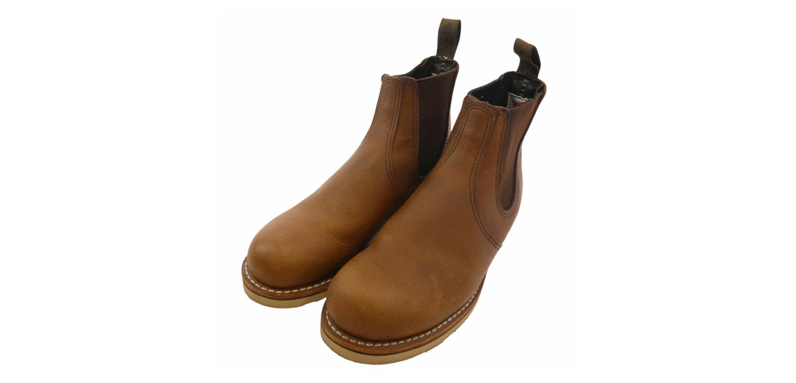 レッドウィング 3190 USA製 CLASSIC CHELSEA AMBER HARNESS BOOTS 買取実績