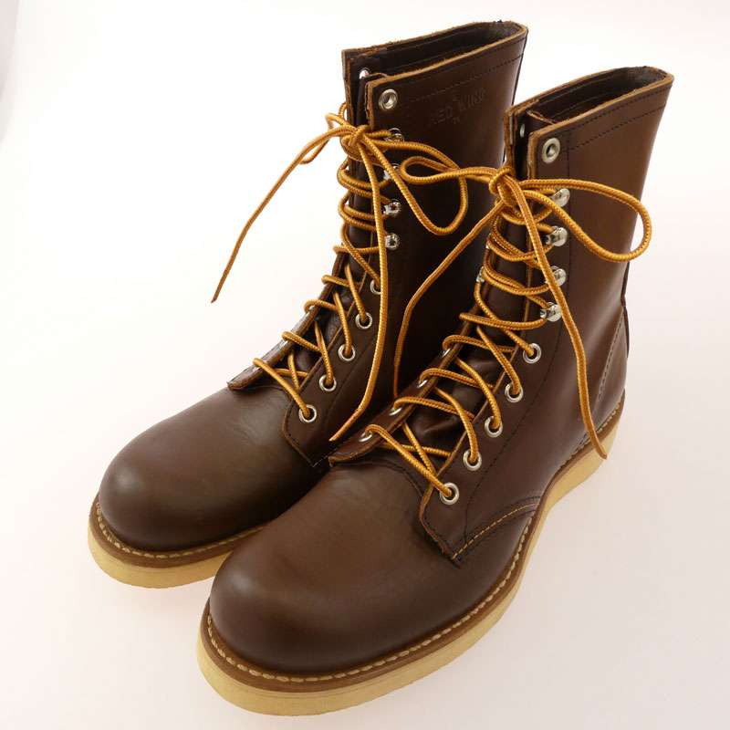 レッドウィング 70s USA表記有プリント羽タグ PLAIN TOE プレーントゥ ブーツ 買取実績 画像