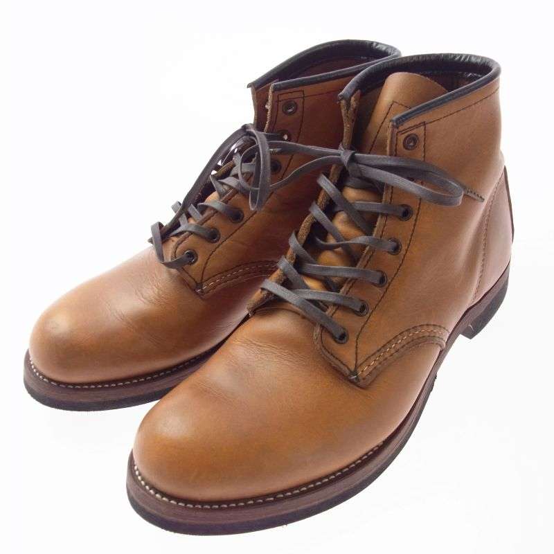 レッドウィング 9013 BECKMAN CHESTNUT ベックマン チェスナット フェザー ストーン プレーン トゥ ブーツ 買取実績 画像