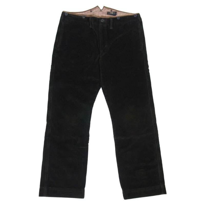 RRL 1930sモデル シンチバック 太畝コーデュロイ ワークパンツ 買取実績 画像