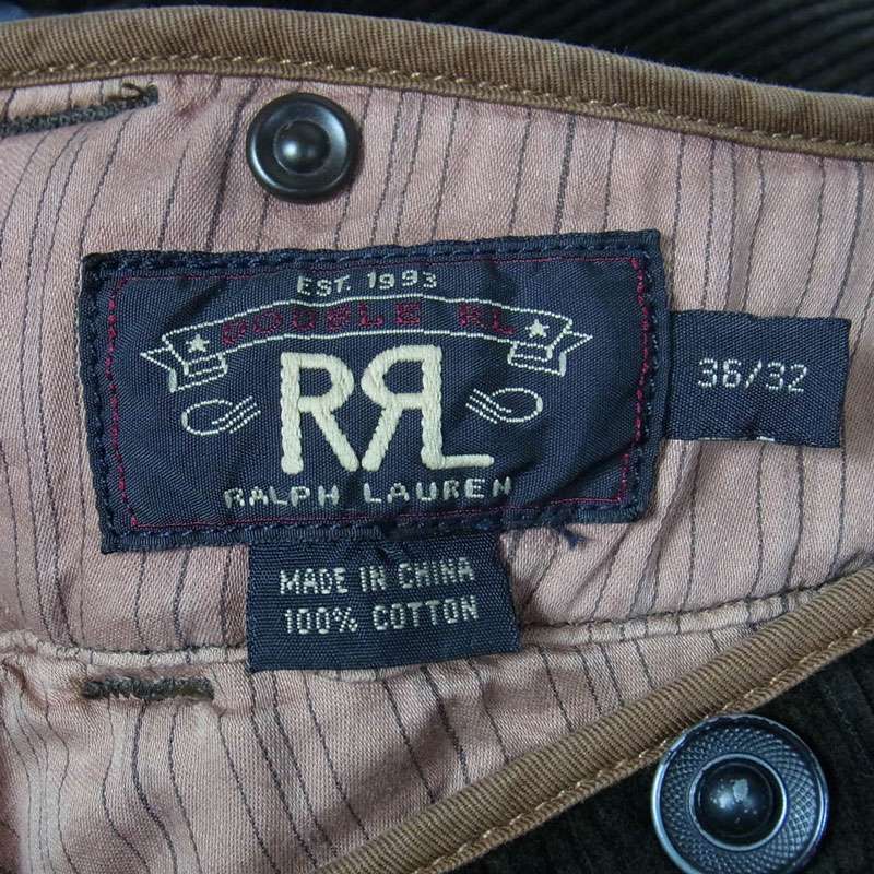 RRL 1930sモデル シンチバック 太畝コーデュロイ ワークパンツ 買取実績 画像
