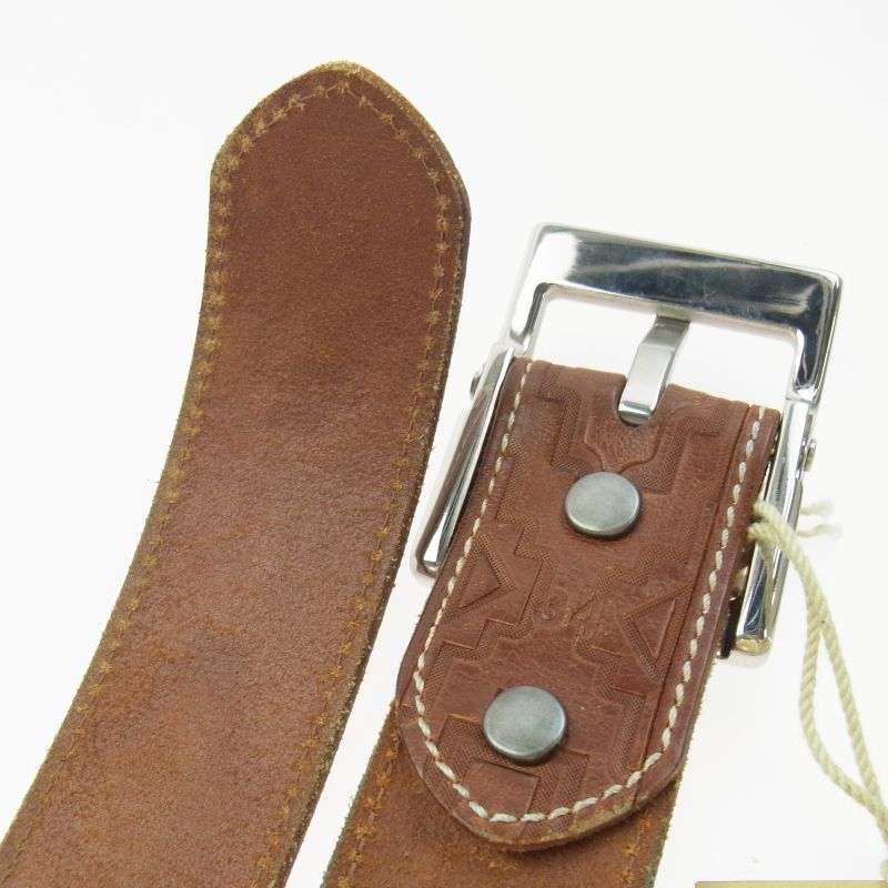 RRL 23499-001 型押し レザーベルト 買取実績 画像