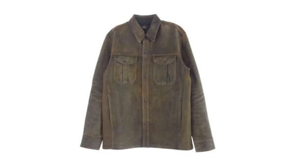 RRL 25SS Hand Distressed Leather Over shirt  買取実績
