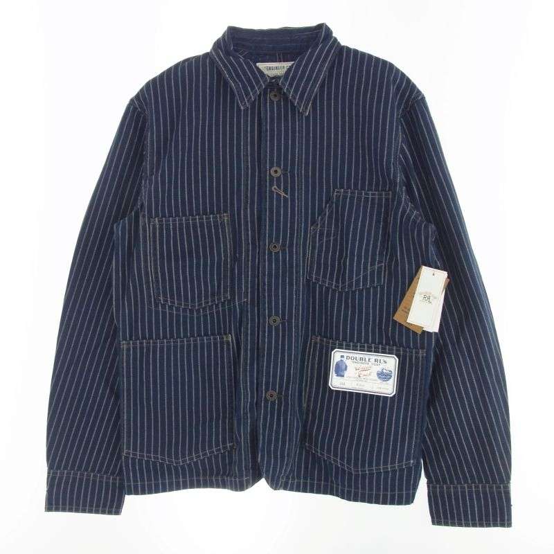 RRL 782959692001 MNRROTW16020169410 インディゴ ドット ストライプ ツイル ジャケット 買取実績 画像