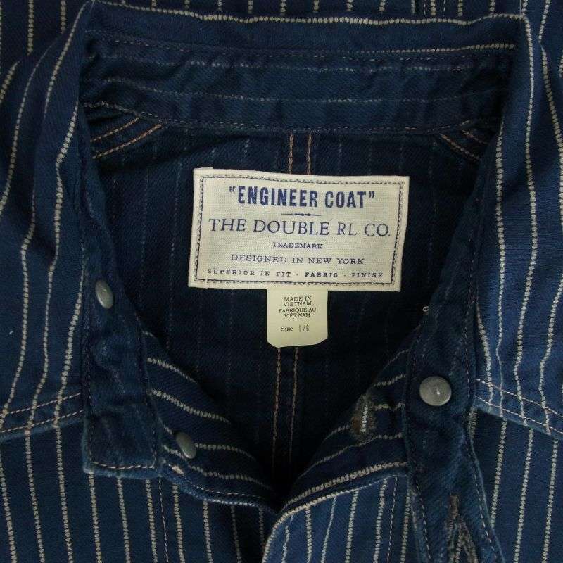 RRL 782959692001 MNRROTW16020169410 インディゴ ドット ストライプ ツイル ジャケット 買取実績 画像