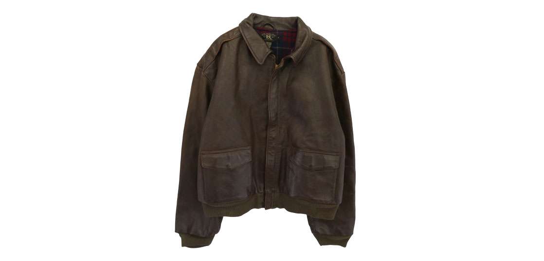 RRL 90s 初期 USA製 3スタータグ 三ツ星タグ A-2 レザー ジャケット