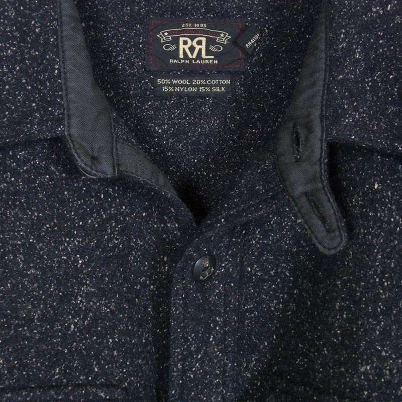 RRL CPO ウールネップ 長袖 ワーク シャツ 買取実績 画像