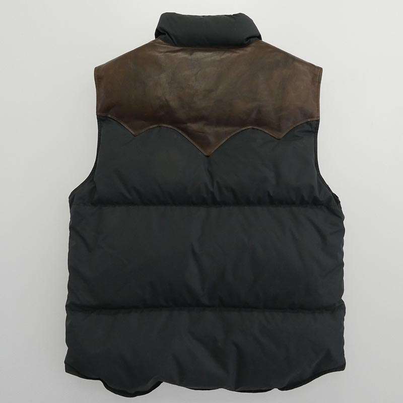 RRL DOWN VEST レザーヨーク ダウン ベスト 買取実績 画像