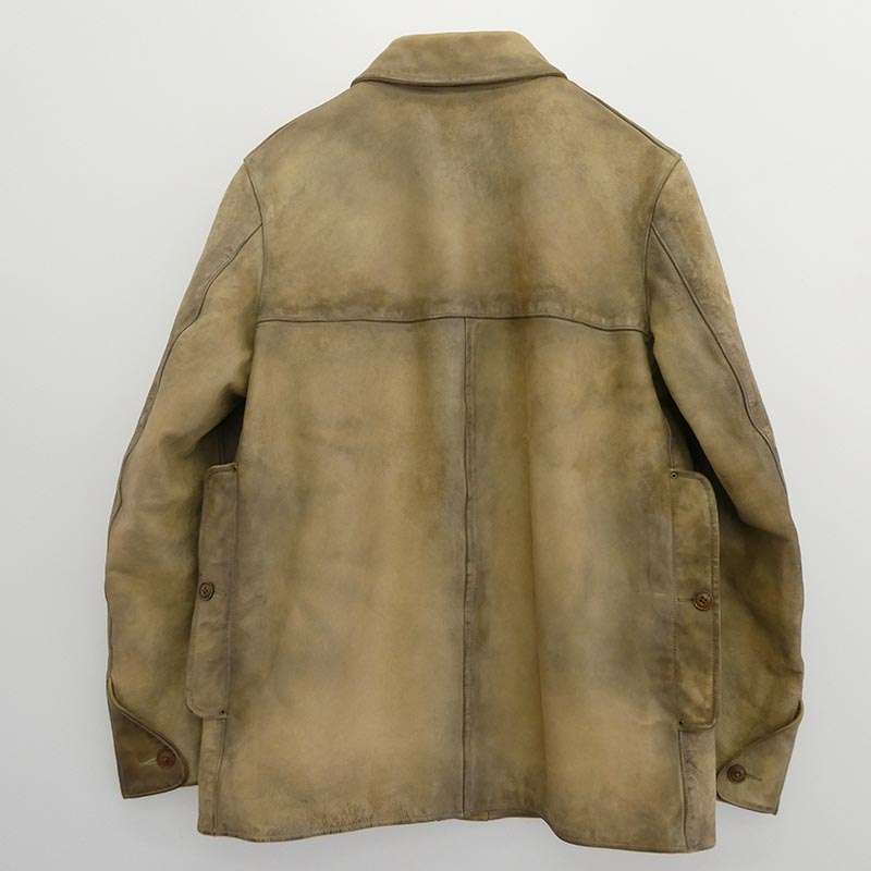 RRL LEATHER CAR COAT 加工 レザー カーコート ジャケット 買取実績 画像
