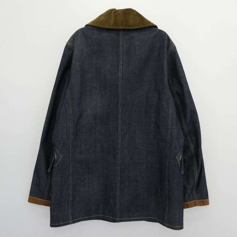 RRL 裏地オンブレチェック デニム ランチコート 買取実績 画像