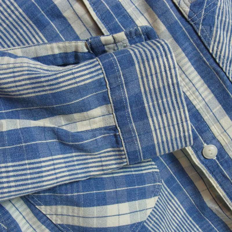 RRL Long Sleeve Cotton Linen Sports Plaid Shirt コットン リネン チェック スポーツ シャツ 買取実績 画像
