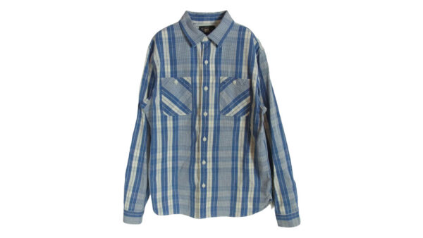 RRL Long Sleeve Cotton Linen Sports Plaid Shirt 買取実績