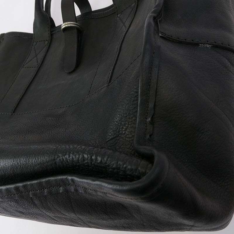 RRL イタリア製 ヴィンテージ加工 オールレザー トート バッグ 買取実績 画像