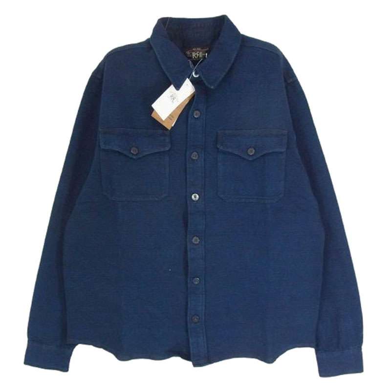 RRL MNRRKNI16820166 ガーンジ― パターン ジャカード ワークシャツ 買取実績 画像