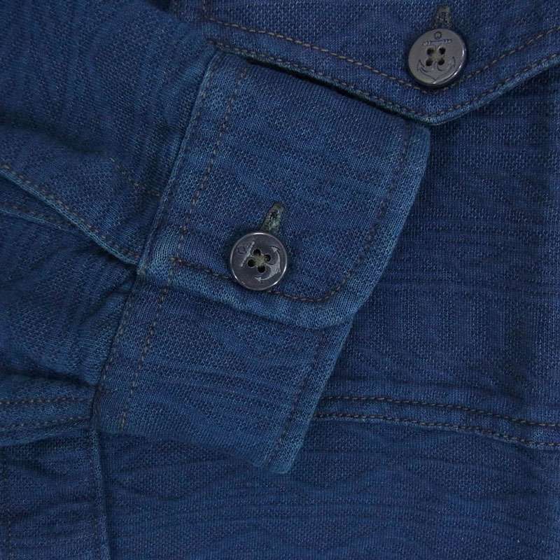 RRL MNRRKNI16820166 ガーンジ― パターン ジャカード ワークシャツ 買取実績 画像