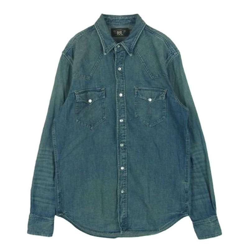 RRL 加工 デニム ウエスタン シャツ 買取実績 画像