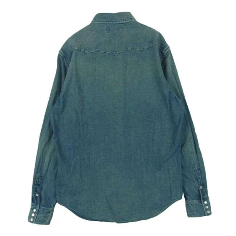RRL 加工 デニム ウエスタン シャツ 買取実績 画像