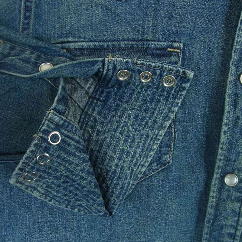 RRL 加工 デニム ウエスタン シャツ 買取実績 画像