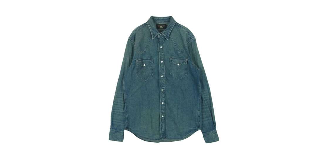 RRL 加工 デニム ウエスタン シャツ 買取実績