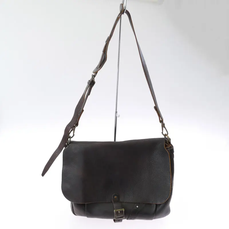 RRL Tumbled Leather Messenger Bag イタリア製 買取実績