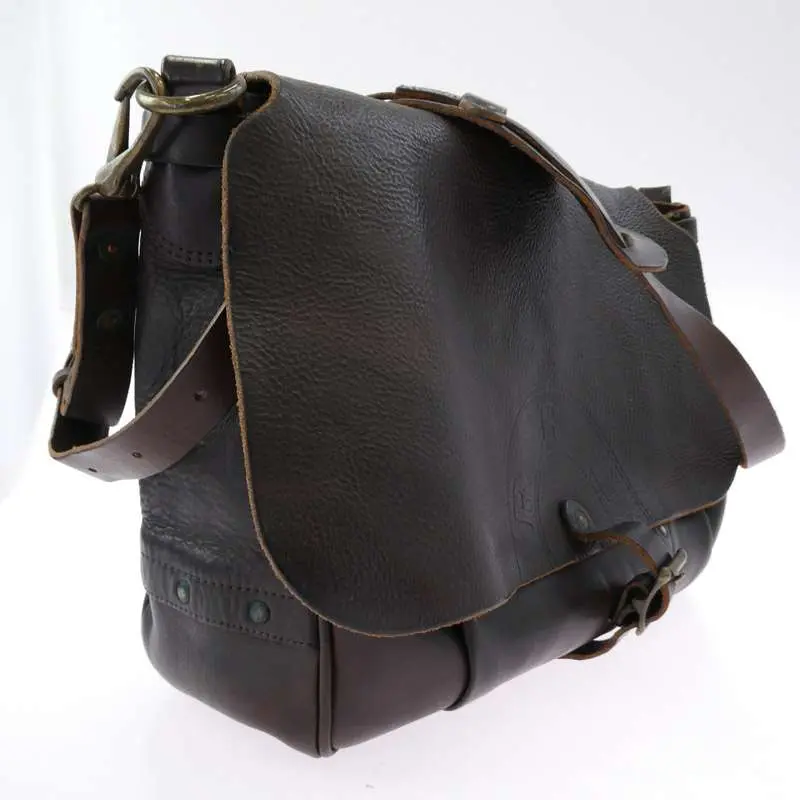 RRL LEATHER BAG レザー メッセンジャーバッグ RRL Tumbled Leather Messenger Bag イタリア製 買取実績