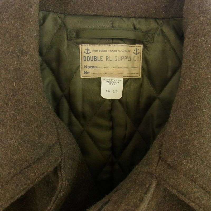 RRL ウール Pコート 裏地キルティング 買取実績 画像