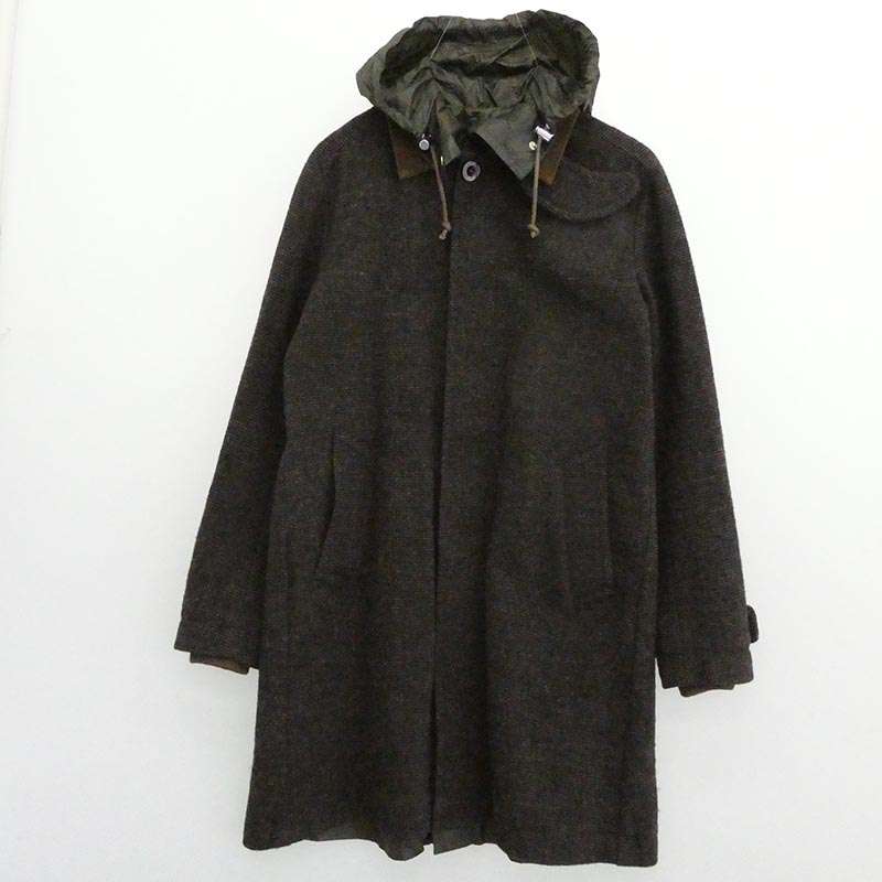 サカイ 15-00851M リバーシブル ウール ドッキング ナイロンコート ステンカラーコート 買取実績 画像