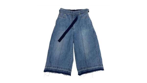サカイ 18SS 18-03609 カットオフ デニム ショーツ ワイド パンツ 買取実績