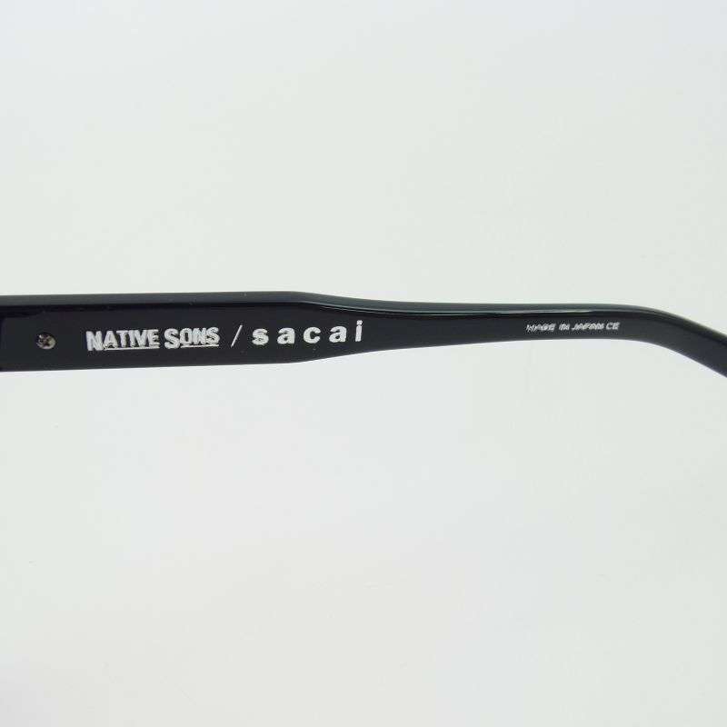サカイ 19-0049S NATIVE SONS ネイティブ サンズ サングラス 跳ね上げ式 眼鏡 買取実績 画像