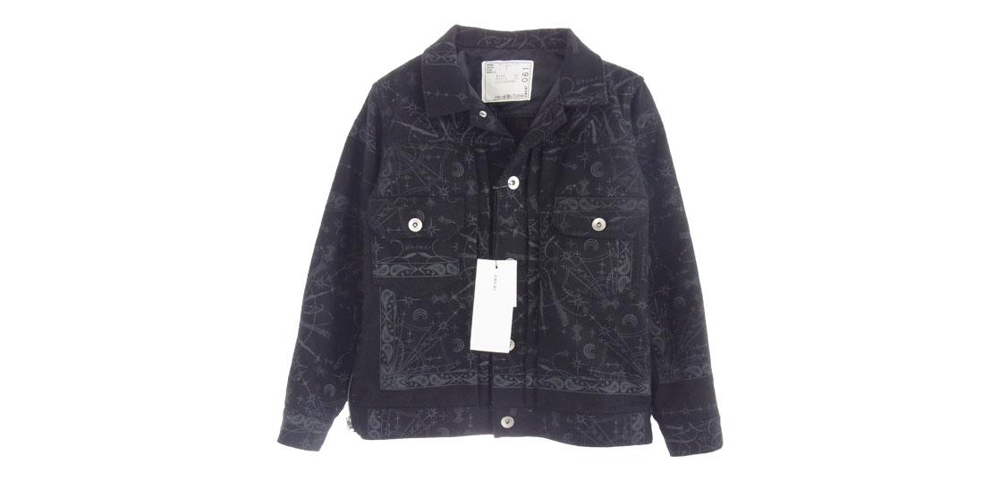 サカイ 20-00061K キッズモデル Dr.Woo ドクターウー ペイズリー総柄 ウール ジャケット 買取実績