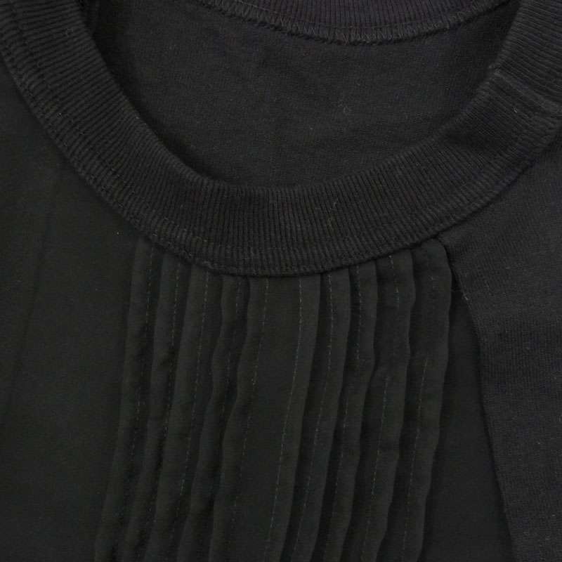 サカイ 20-05043 プリーツ加工 シフォン ドッキング 半袖 クルーネック Tシャツ 買取実績 画像