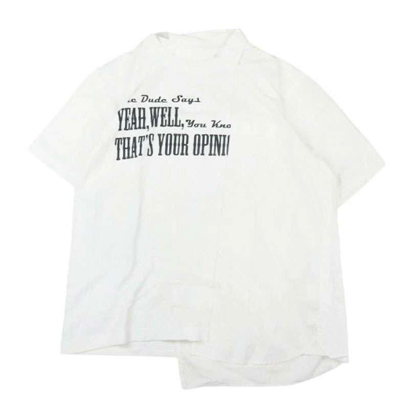 サカイ 20SS 20-02442M Big Lebowski Cotton Poplin Shirt ドッキング 再構築 半袖 カットソー Tシャツ 買取実績 画像