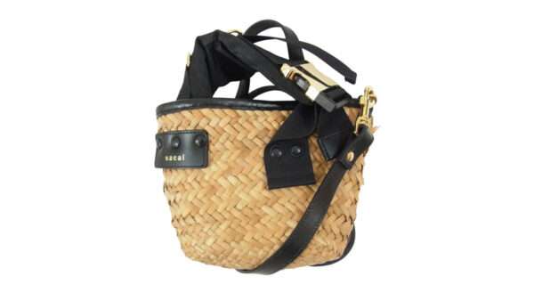 サカイ 20SS woven style logo patch bucket bag 買取実績