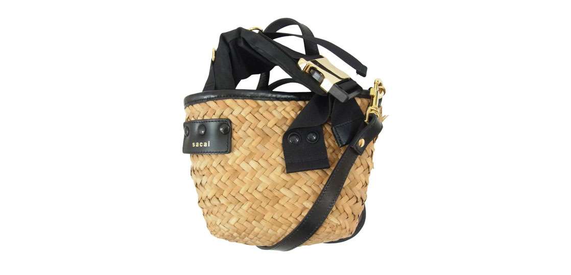 サカイ 20SS woven style logo patch bucket bag 買取実績