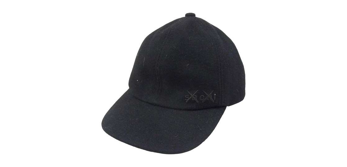 サカイ × KAWS 21-0289S MELTON CAP 買取実績