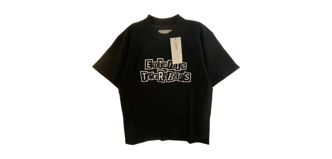 サカイ × Jean Paul Gaultier ジャンポールゴルチエ 21AW 21-0250S Enfants Terribles Emblem T-Shirt  買取実績