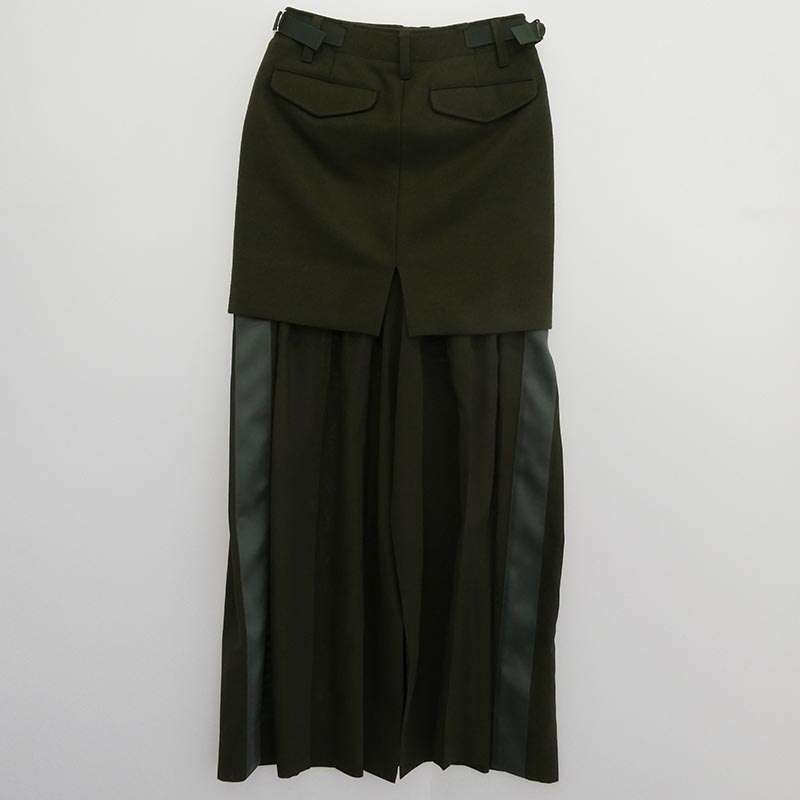 サカイ 21AW 21-05784 Suiting Skirt ウール スーチング スカート 買取実績 画像