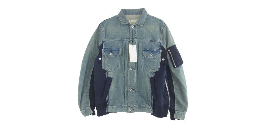 sacai SCM-022 デニムジャケット 451 sacai 19ss 再構築 ジャケット