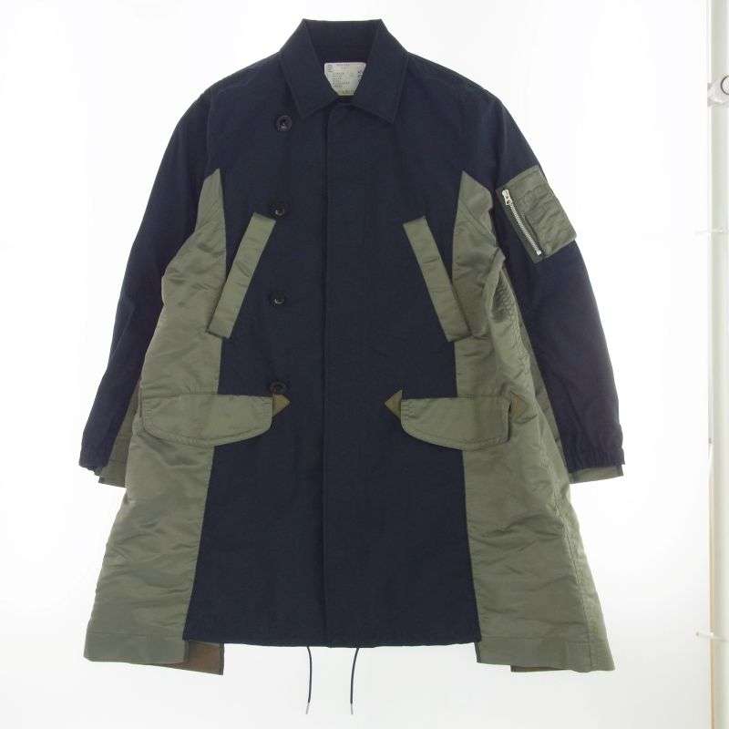 サカイ 21AW SCM-035 Military Coat ミリタリー コート 買取実績 画像