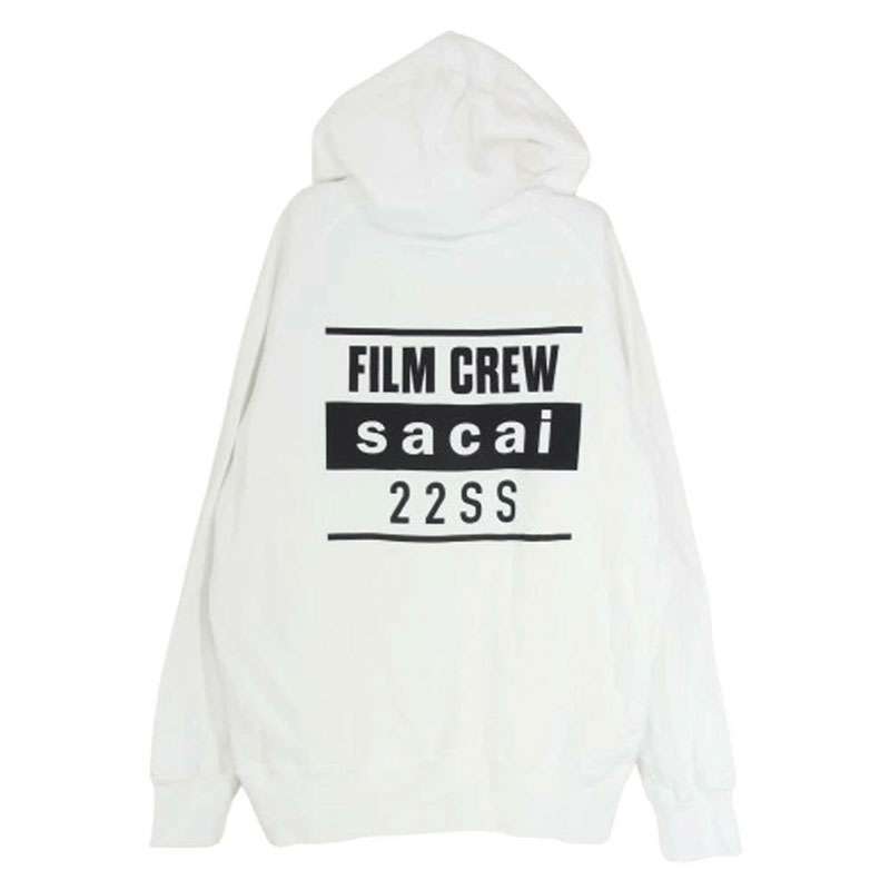 サカイ 22SS 22-0401S FILM CREW バックプリント プルオーバー パーカー スウェット フーディー 買取実績 画像