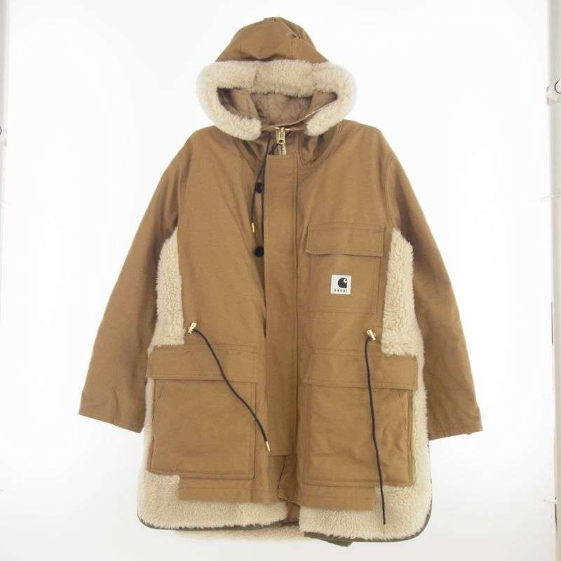 サカイ 23AW 23-03109M × カーハート WIP キャンバス パーカー シベリアン コート 買取実績　画像