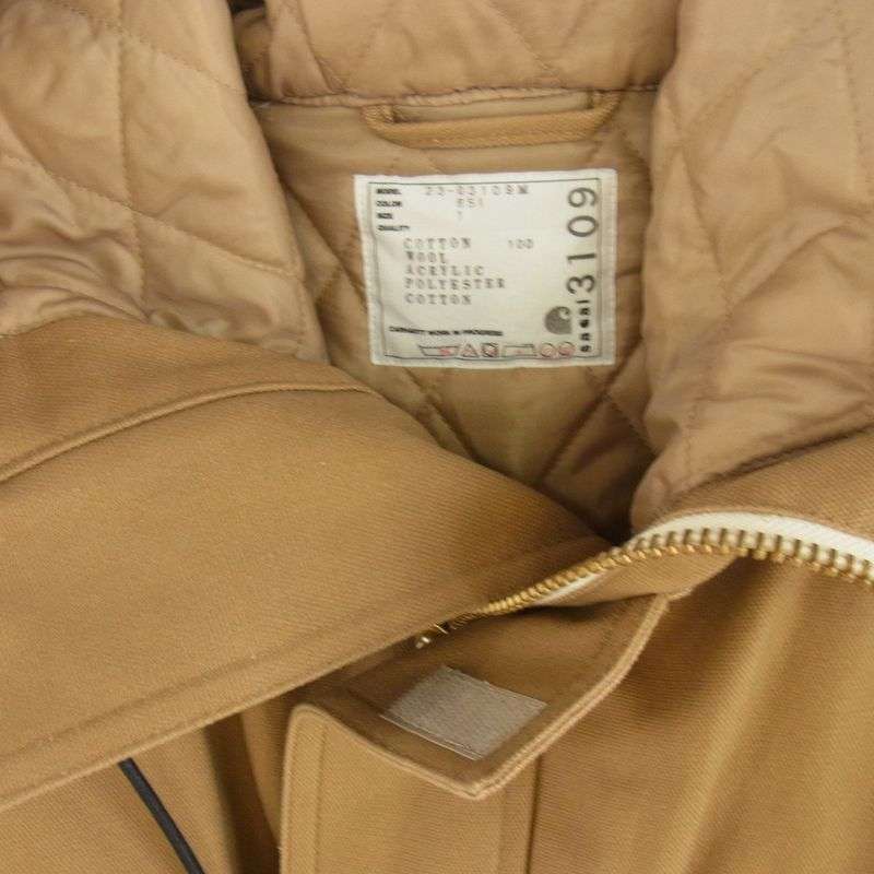 サカイ 23AW 23-03109M × カーハート WIP キャンバス パーカー シベリアン コート 買取実績 画像