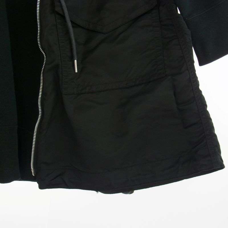 サカイ 23AW SCW-069 Sponge Sweat Nylon Twill Dress スウェット ナイロン ツイル ドレス ワンピース 買取実績 画像